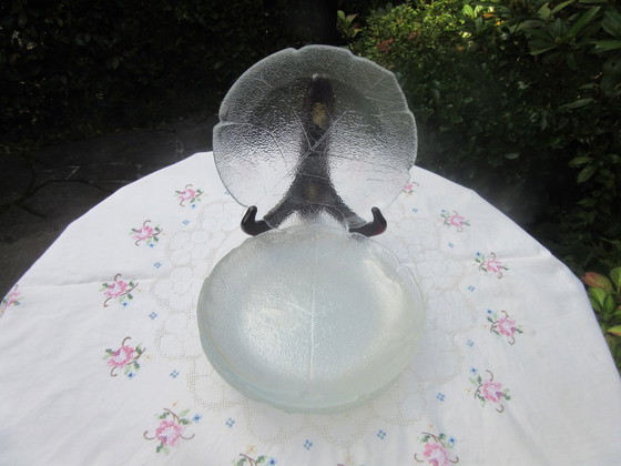 Arcoroc Aspen Leaves Bicchieri 6 Piatti Diam. 20 Cm Vintage MCM – Stoviglie, Glass (photo 4 of 6)