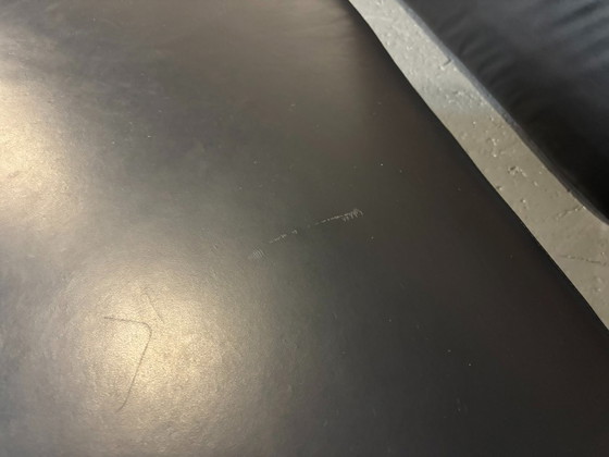 Image 1 of Jencikova Design Divano + poggiapiedi in pelle nero