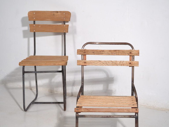 Antieke Tuinstoelen (ca.1920). Set van 2 stuks #1 – Iron, Rustic (photo 20 of 40)