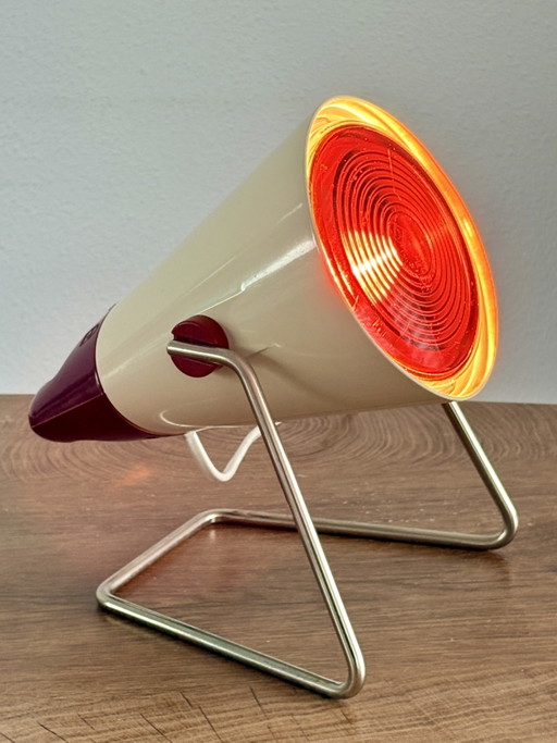 Lampada Philips Infraphil HP3603 Space Age in stile Mid-Century Modern (variante bordeaux) – tafellampen (photo 2 of 13)