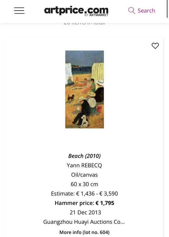 Image 1 of Yann Rebecq (né en 1955) - Mas sur la route de Servières, à St-Rémy de Provence, huile sur toile