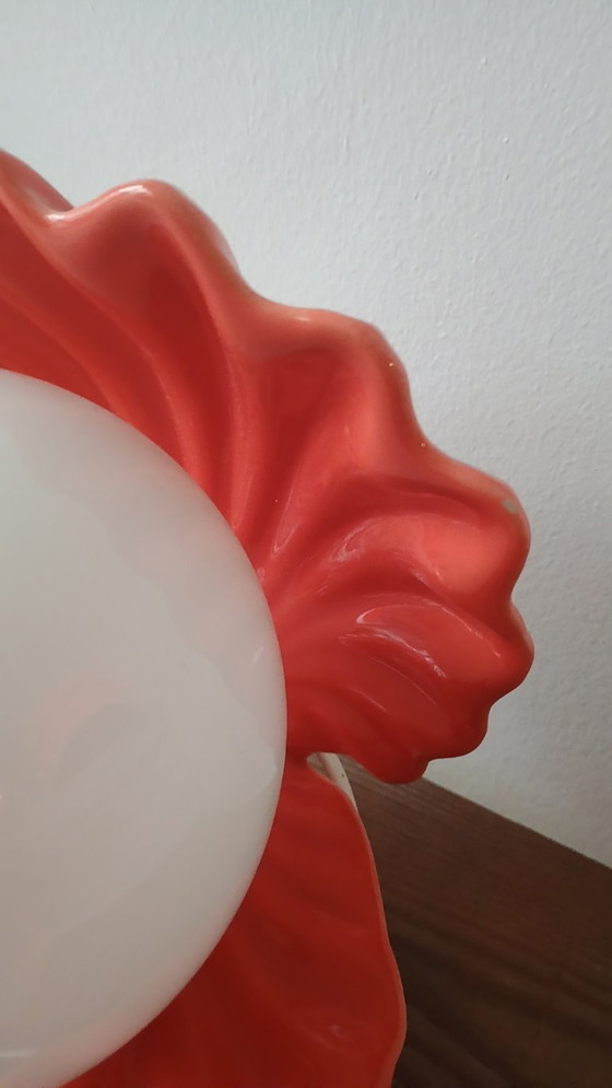 Image 1 of schelplamp uit de jaren 70