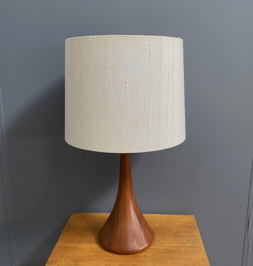 Teakhouten tafellamp van Domus, model 7442, jaren 70.