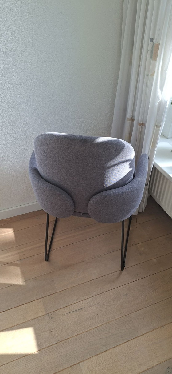 4xPuik stoelen in prima staat – Eetkamerstoelen, Textiel (photo 4 of 5)