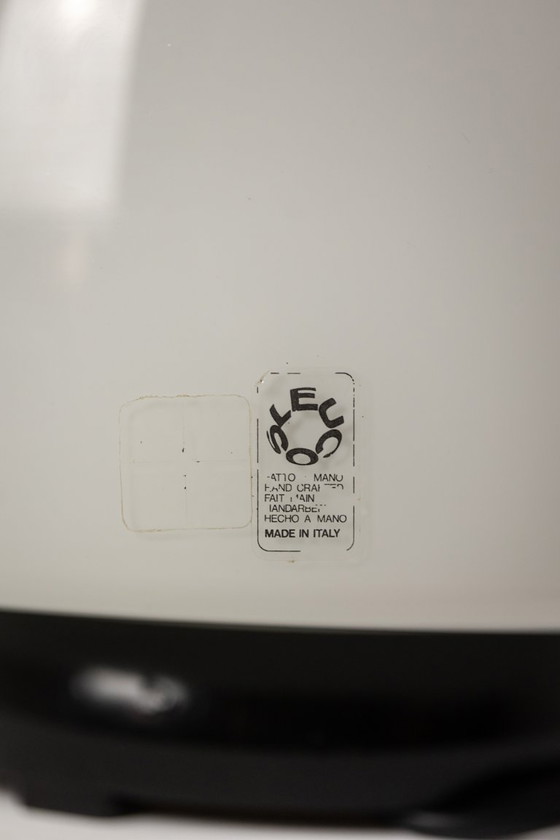 Image 1 of Leucos. Pair of egg-shaped glass lamps. Italy, 1960s.