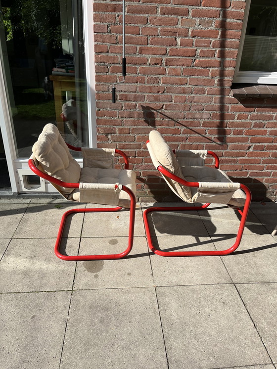 Image 1 of Tomas Jelinek Sessel IKEA 1970 Rohrgestell