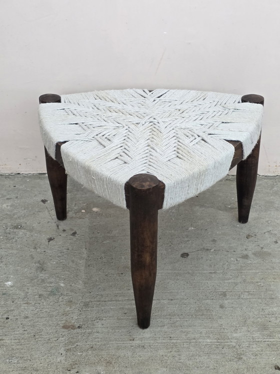 Tabouret Tressé – PIERRE JEANNERET, Cotton, Wood (photo 6 of 6)