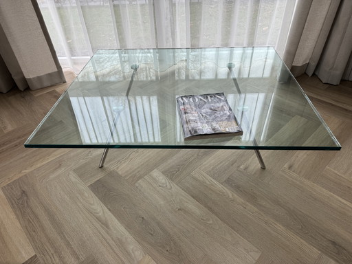 Henk Vos Maupertuus glazen design tafel 120 x 100 x 30