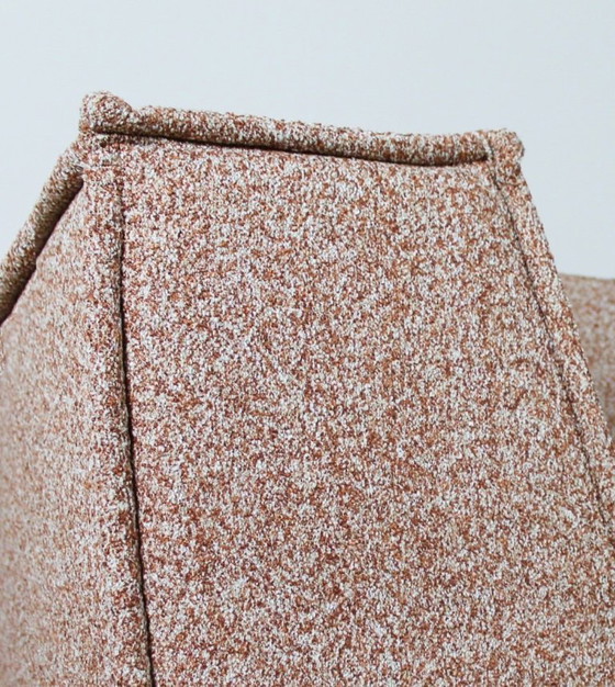 Image 1 of NIEUW Bank, modulair, bouclé, rosé, dagbed, midden eeuw, vintage