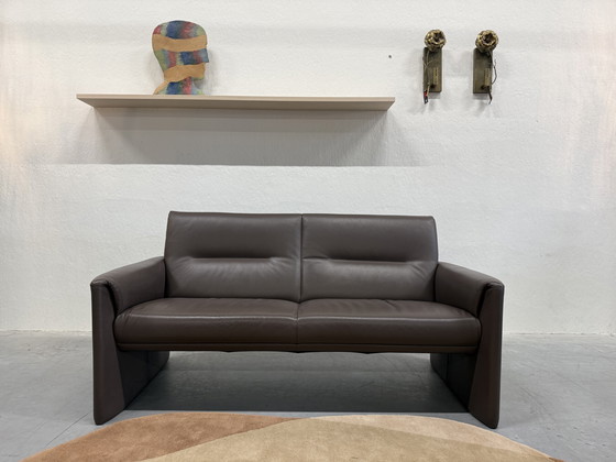 Image 1 of Leolux Boa Vista 2-Sitzer-Sofa, braunes Leder