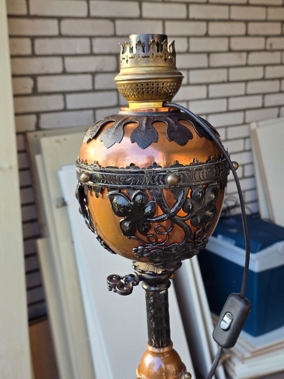 Image 1 of Lámpara victoriana Art Nouveau – Belle Époque 