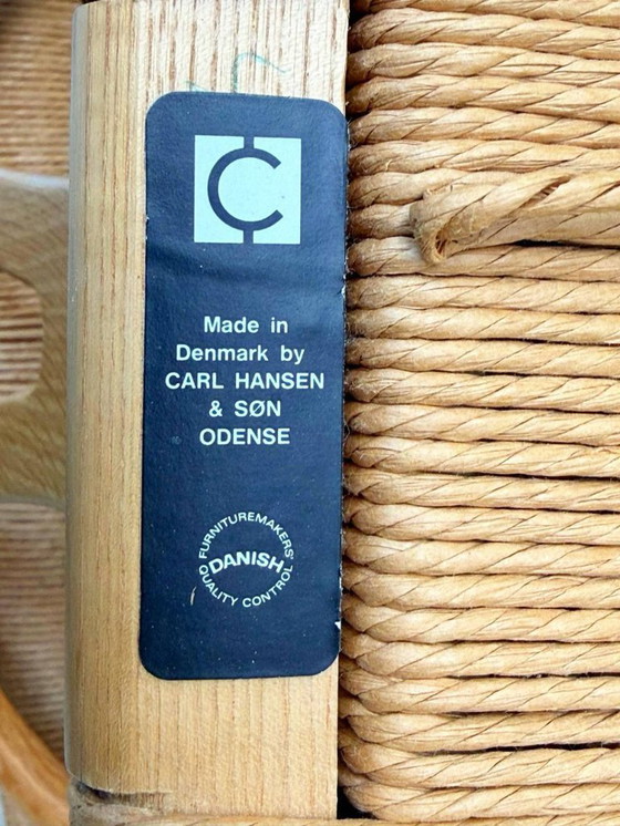 Image 1 of Set of 6 Wishbone Chairs CH24 by Hans J. Wegner for Carl Hansen & Søn, Denmark, 1990s