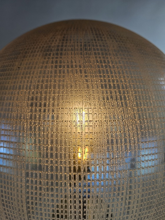 Image 1 of Italienische Stehlampe aus Glas und Messing