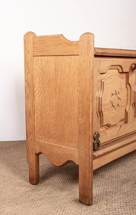 Image 1 of Oak sideboard by Guillerme and Chambron for Votre Maison 1960.