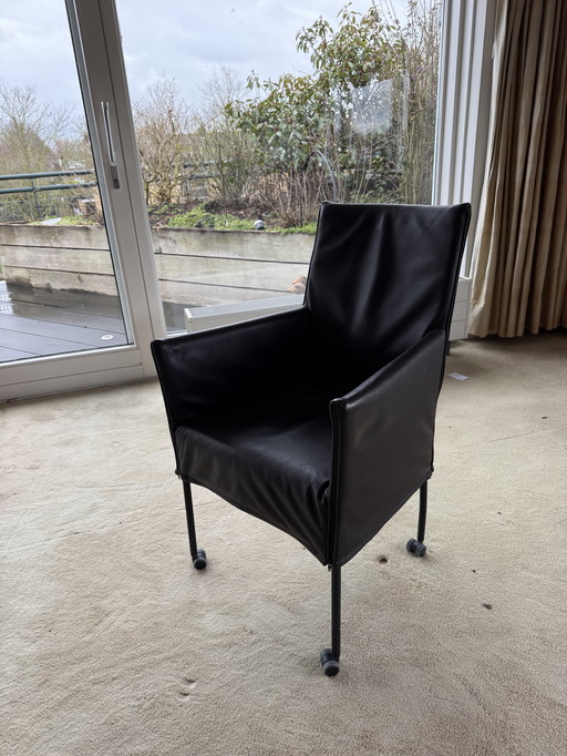 Chaise Montis Chaplin marron foncé