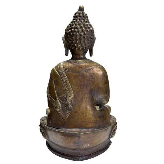 Antique Bronze Medicine Buddha on Lotus Base – Himalayan – Lot 430 – Decorative Objects (photo 13 of 18)