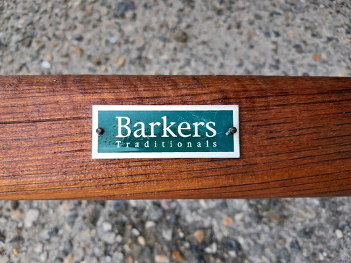 Barkers Traditionals teak lounger with mattress cushion brand Pandi