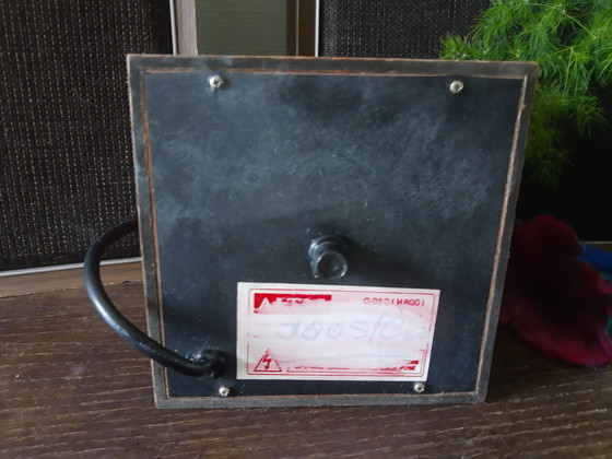 Image 1 of Lampe stroboscopique Altai G012 (H800) unique des années 70, aspect placage, vitesse réglable