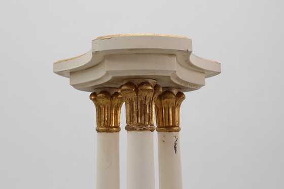 Image 1 of Franse 20e-eeuwse console in Lodewijk XV-stijl in hout