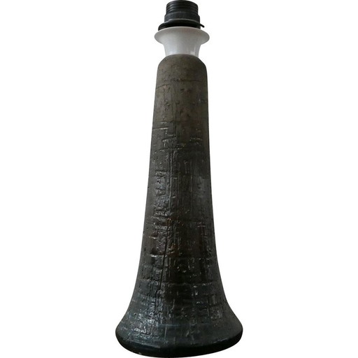 Vintage ceramic table lamp by Tilgmans, Sweden 1970