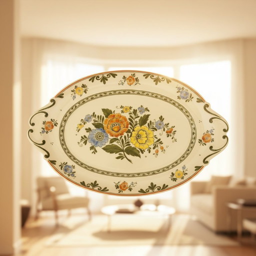 Piatto da portata Old Amsterdam di Villeroy & Boch H&B degli anni '70 e '80