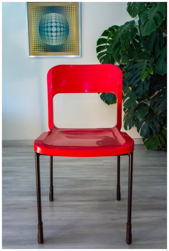 Image 1 of Set van 6+2 vintage 1970 space age stoelen