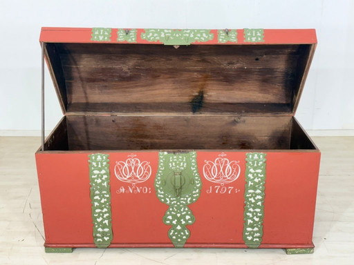 Antique chest, box, crate, circa 1800