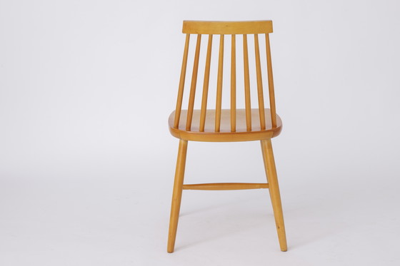 Image 1 of 1 of 2 Yngve Ekström "Pinocchio" Dining Chair – Swedish Beechwood, 1960s Vintage Scandinavian Design