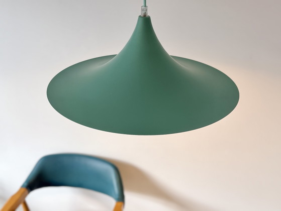 Lampada a sospensione Vintage Semi di Bonderup & Thorup per LYFA – verde menta/pistacchio – 1968 (photo 9 of 14)