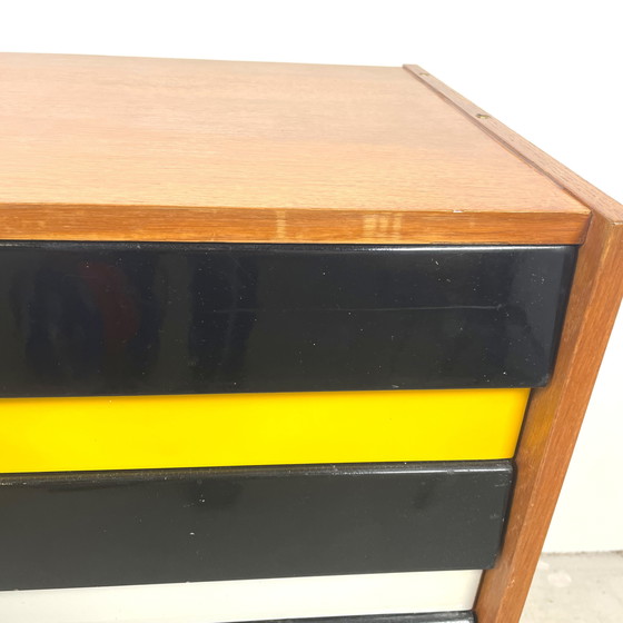 Image 1 of Sideboard U458 von Jiří Jiroutek mit farbigen Schubladen