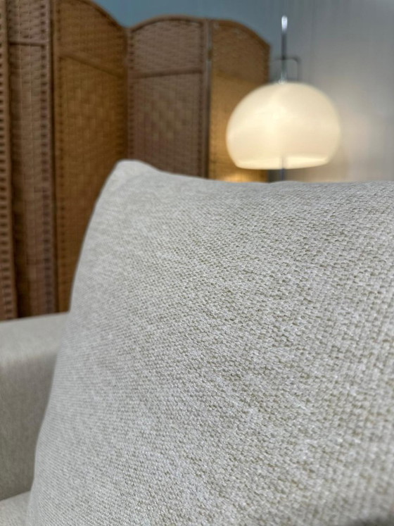 Image 1 of NEWLY UPHOLSTERED Flexform Groundpiece Corner Sofa