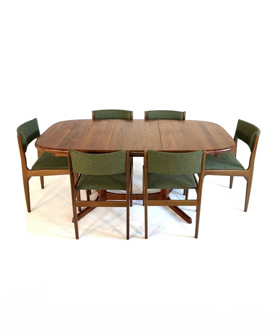 Image 1 of Tavolo da pranzo danese vintage estensibile XXL, Dyrlund '70