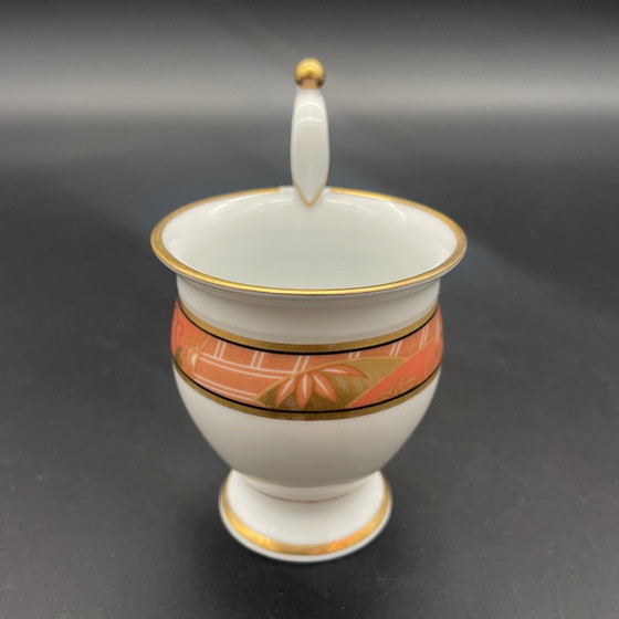 Freiberger Porzellan Mocha Cup with Gold Decoration, Sachsen Germany, Freiberger Porzellan, Sachsen, Crockery (photo 4 of 10)