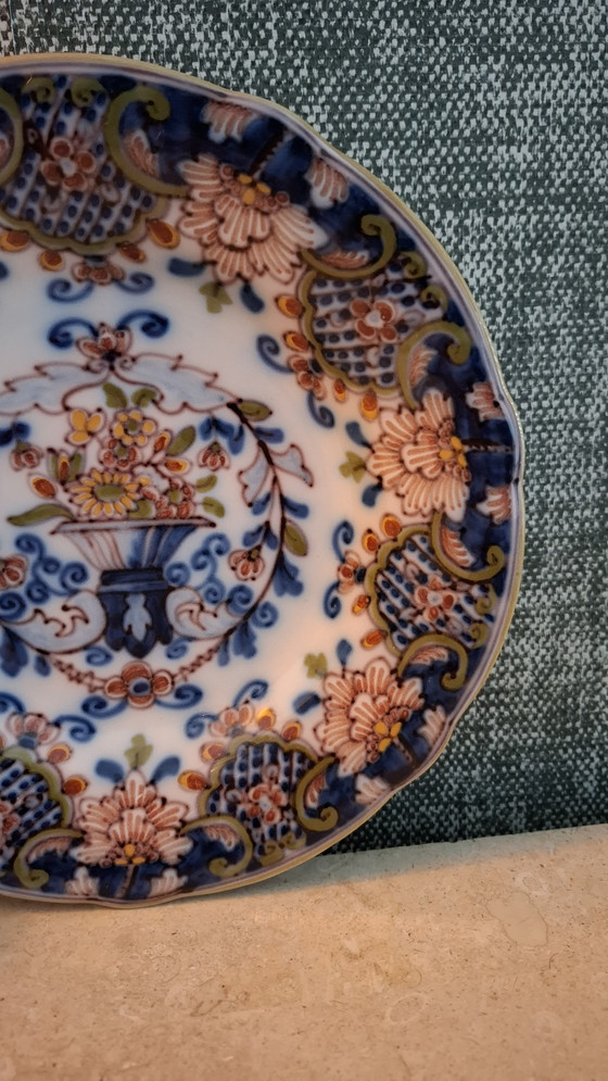 Image 1 of Authentic Makkum Tichelaar Decorative Plate – Model 963 – Hand-painted by S. Agema