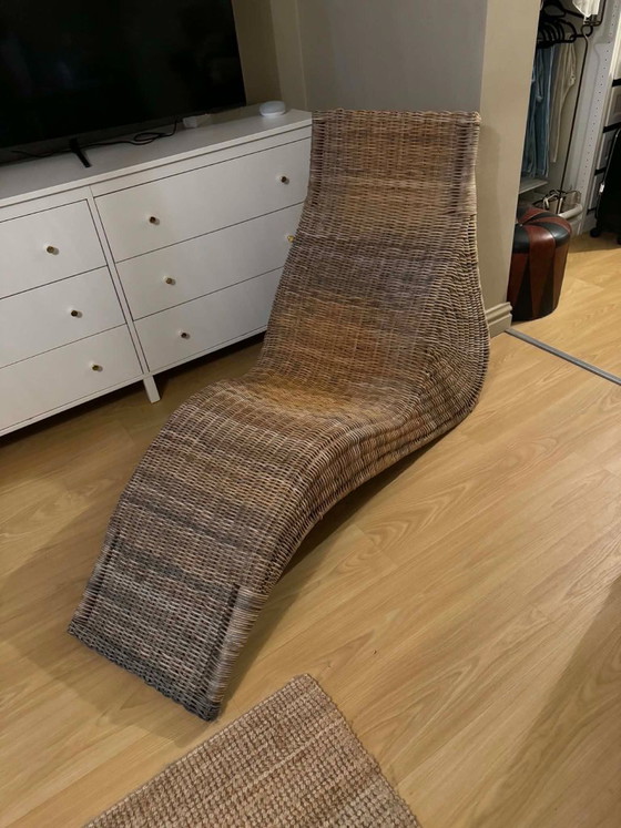 Chaise Longue Karlskrona Vintage en Osier par Carl Öjerstam pour Ikea – Chaises longues, Rattan, Wicker (photo 7 of 7)