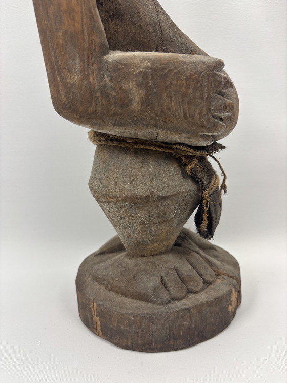 Image 1 of Estatua de Songye Nkisi – República Democrática del Congo – Auténtica pieza de arte tribal (60 cm)