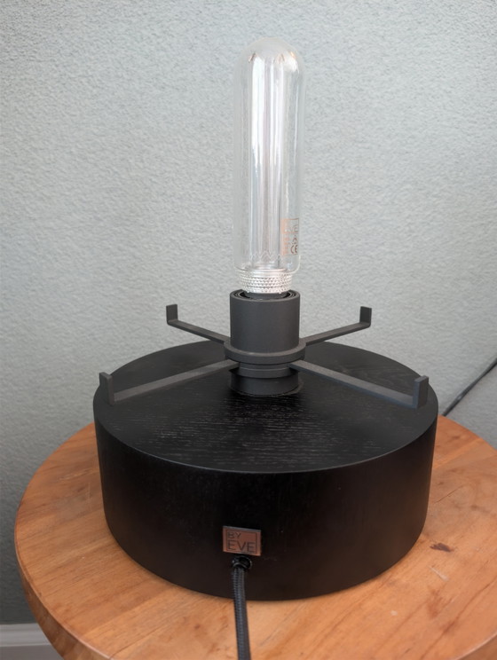 By EVE - Cylinder lamp including original By EVE light source – Table lamps, Textile, Wood (photo 5 of 10)