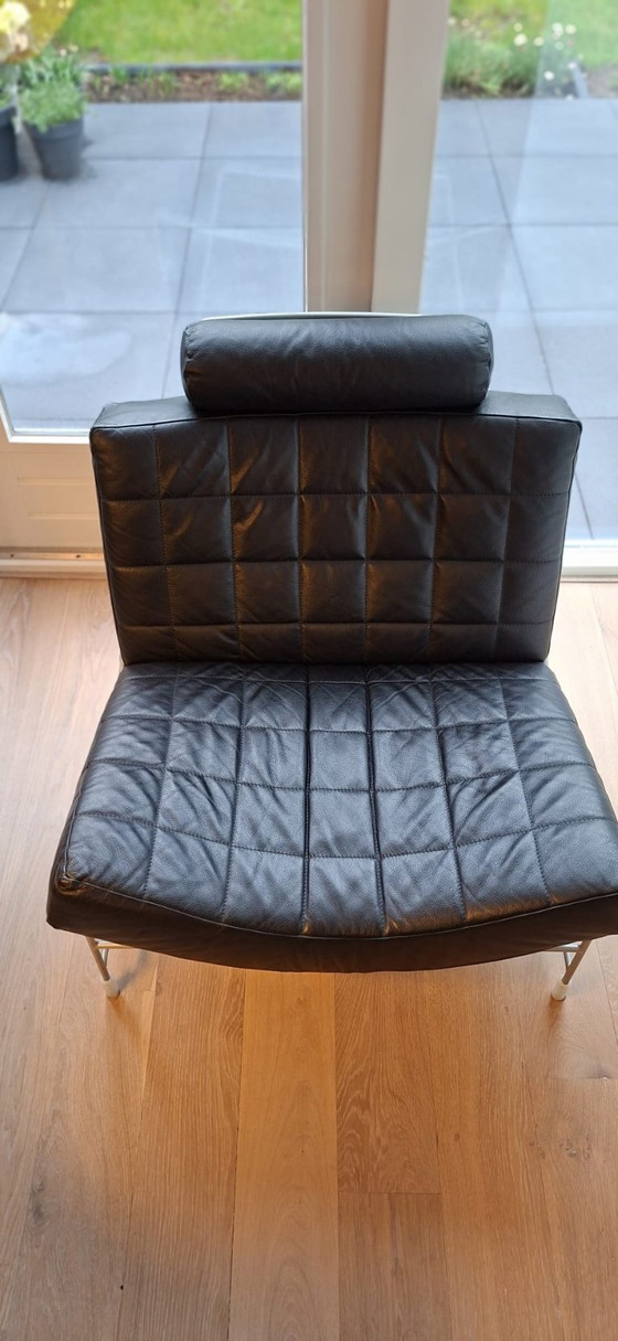 Image 1 of Leolux Volare Sessel aus schwarzem Senso-Leder