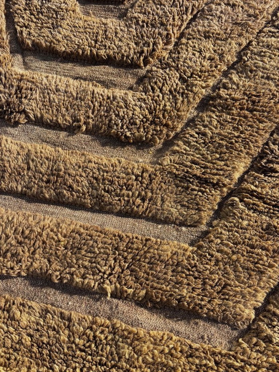 Image 1 of Luxuriöser, moderner marokkanischer Berberteppich aus Wolle, 200 x 310 cm – Berberteppich für das Wohnzimmer