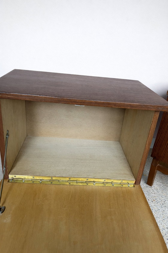 Image 1 of (1 di 2) Bellissimi comodini vintage danesi