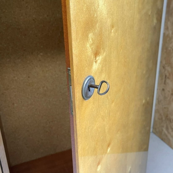 Image 1 of Vintage mid-century 4-door gloss wardrobe, demountable
