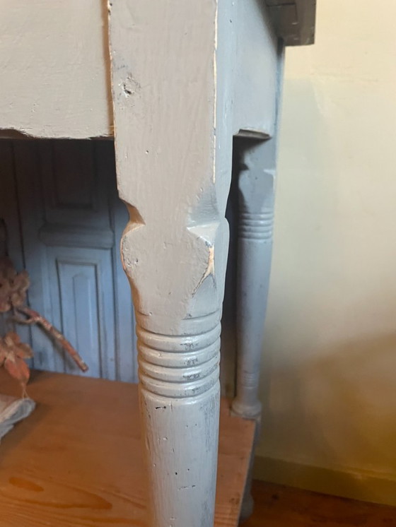 Image 1 of Beistelltisch Wandtisch doppelt Plateau Französisch