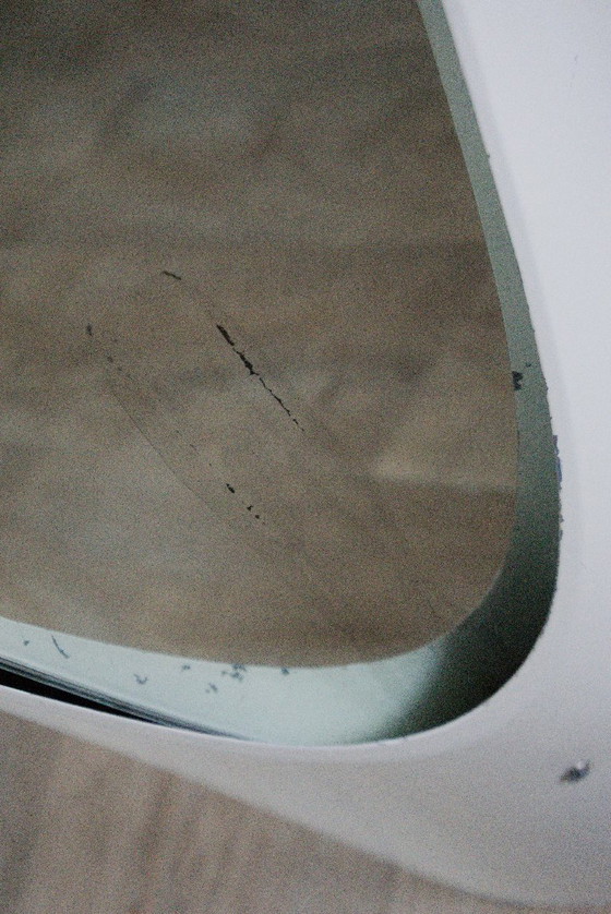 Image 1 of Roger Lecal „Lipstick“ Standspiegel, signiert Chabrières & Cie, Frankreich 1976 – Space Age Design Classic