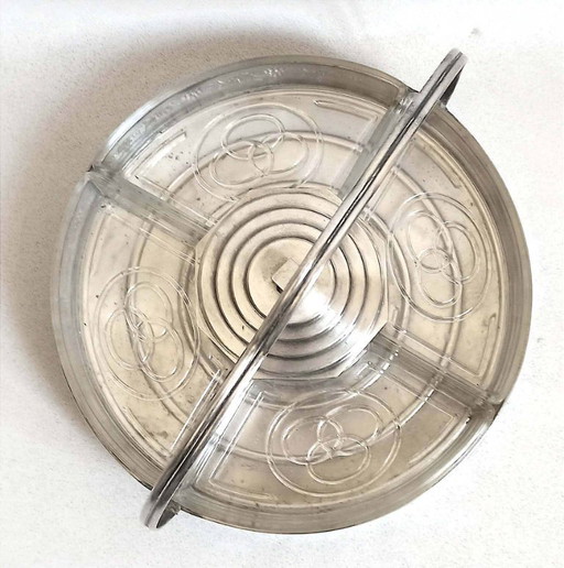 Servitore muto Art Déco, diametro 25,3 cm