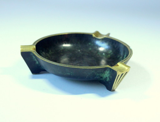 Ashtray bronze/brass from the 1950s