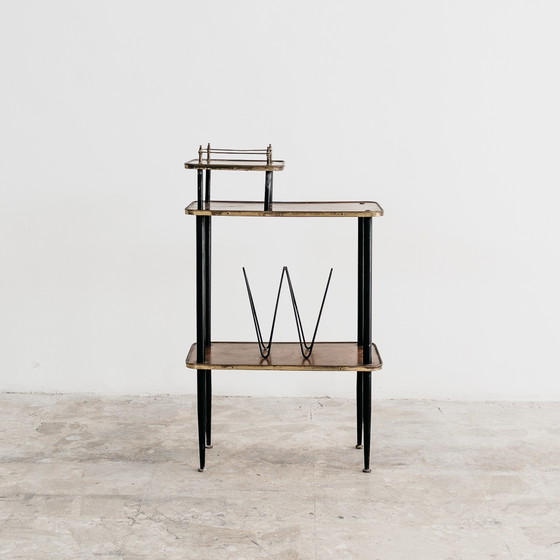 Image 1 of Tavolino Portariviste Mid-Century 1950’s Design Vintage