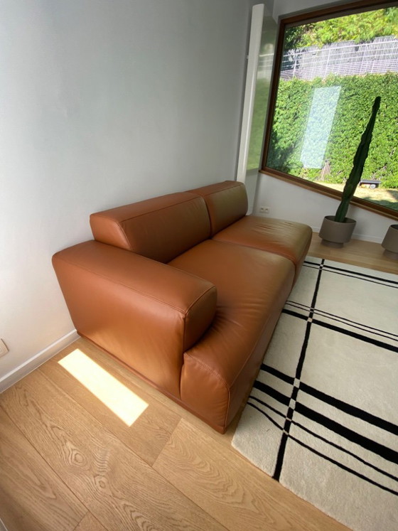 Muuto Connect Soft – 2 nouveaux modules – Cuir cognac – Canapé design – Canapés modulables, Leather (photo 3 of 7)