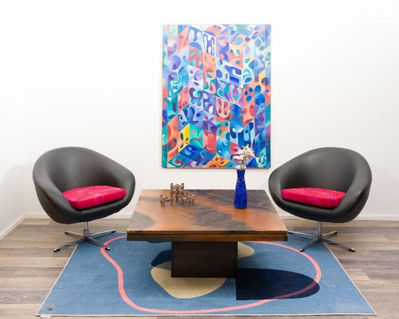 Image 1 of Een retro cocktailstoel/balstoel, jaren 70