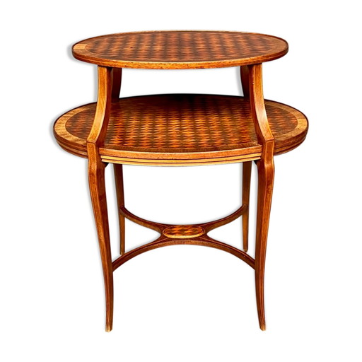 Victoriaanse serveertafel – bijzettafels, Wood