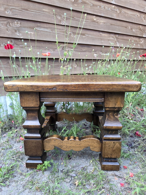 table basse rustique en bois massif